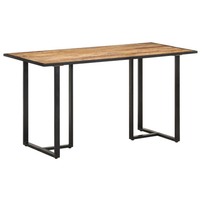 140cm Dining Table in Rustic Mango Wood Finish