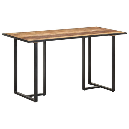 140cm Dining Table in Rustic Mango Wood Finish