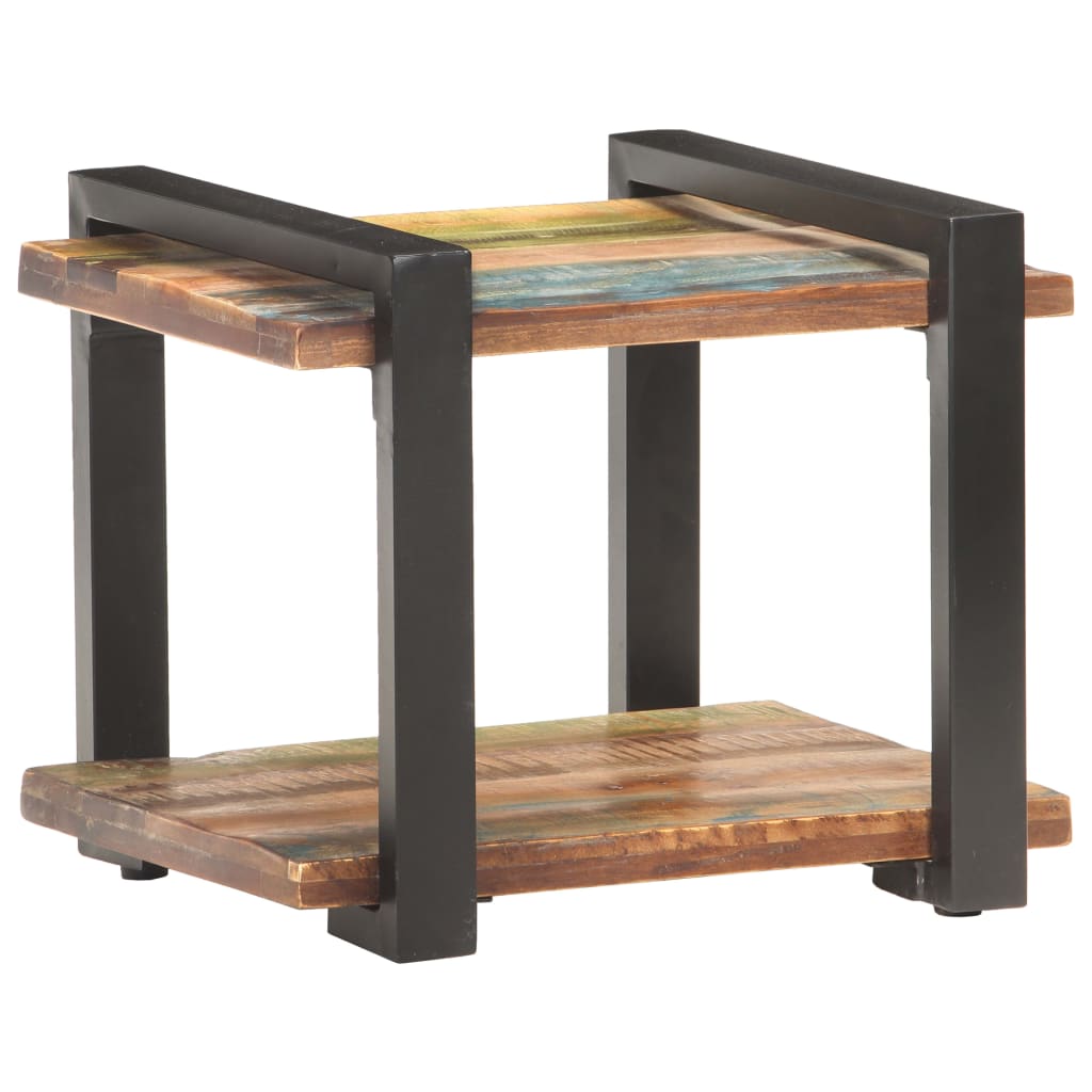 Rustic Bedside Cabinet 50x40x40 cm in Solid Reclaimed Wood