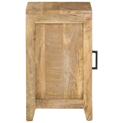 Compact Bedside Cabinet Solid Mango Wood 40x30x50 cm