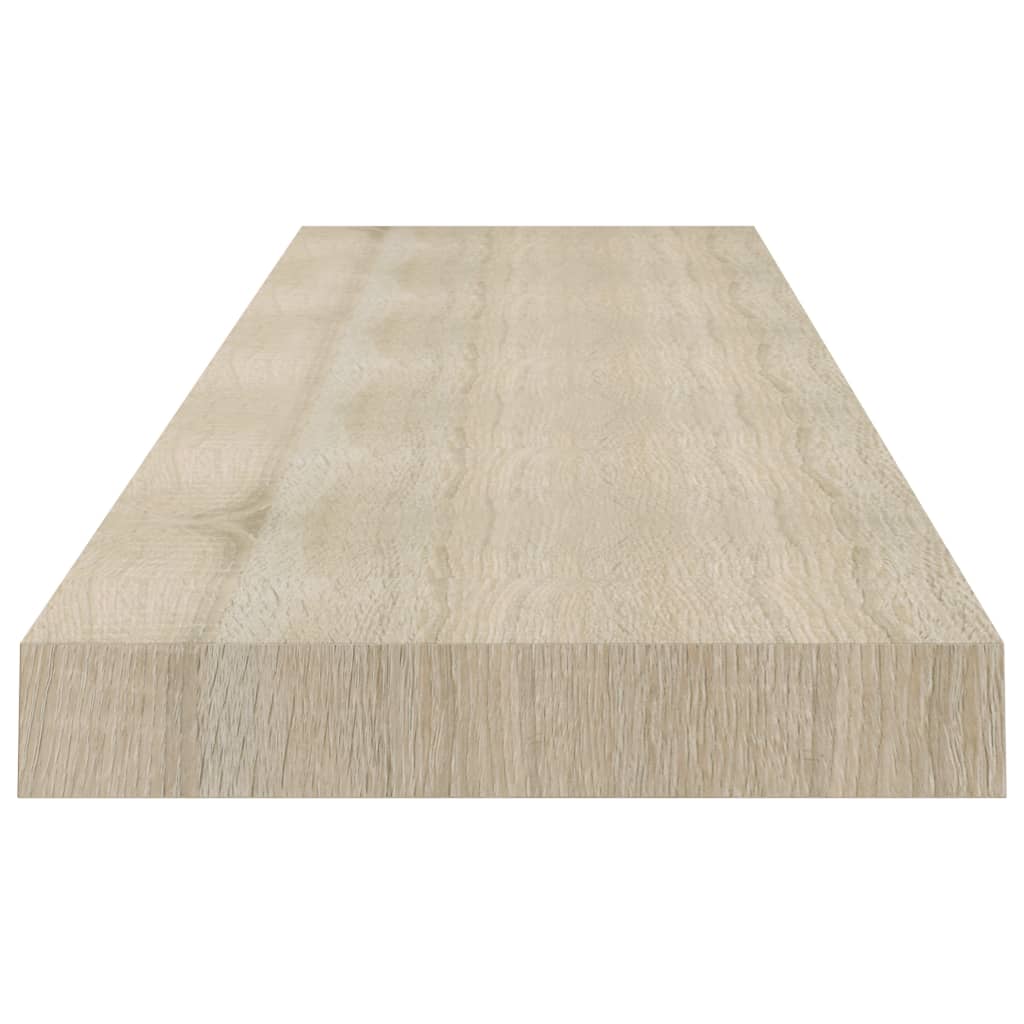 Oak Floating Wall Shelf 120x23.5x3.8 cm MDF - Stylish & Durable
