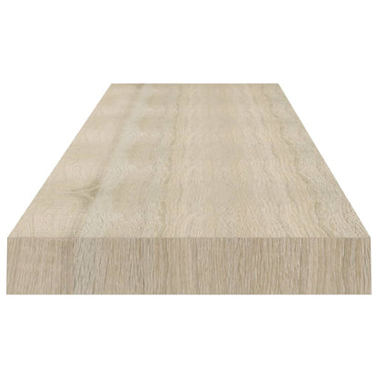 Oak Floating Wall Shelf 120x23.5x3.8 cm MDF - Stylish & Durable