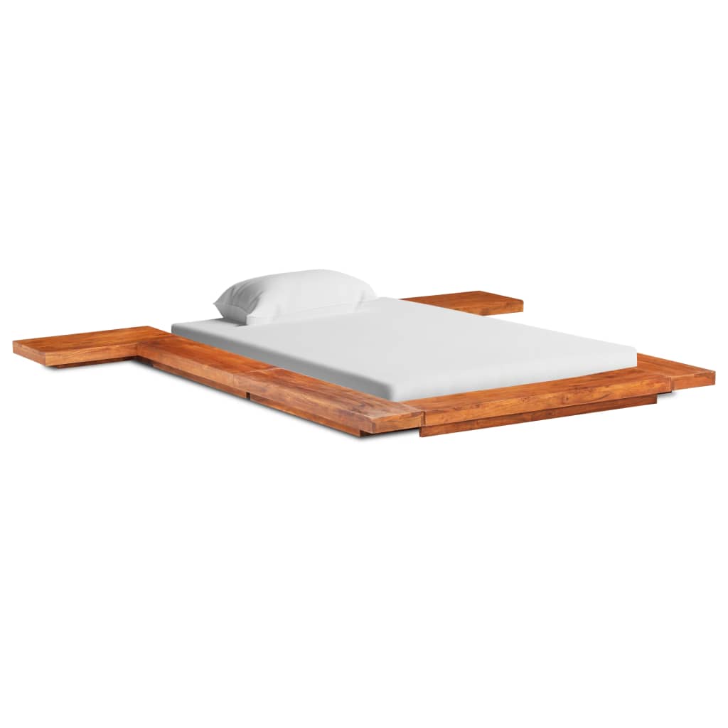 Solid Wood Japanese Futon Bed Frame 100x200cm - No Mattress