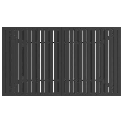 Garden Table Anthracite 140x80x72 cm Steel