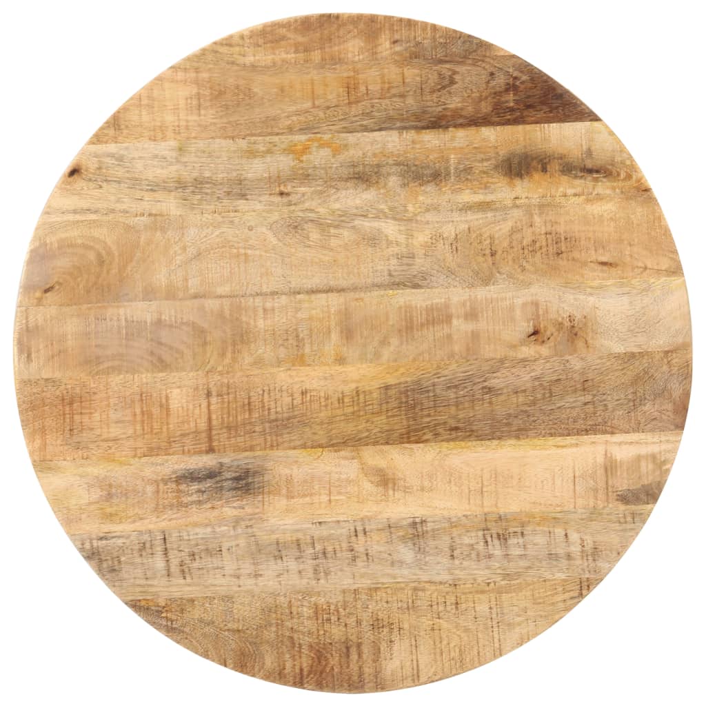 Round Bistro Table Ø70x75 cm - Rustic Mango Wood Design