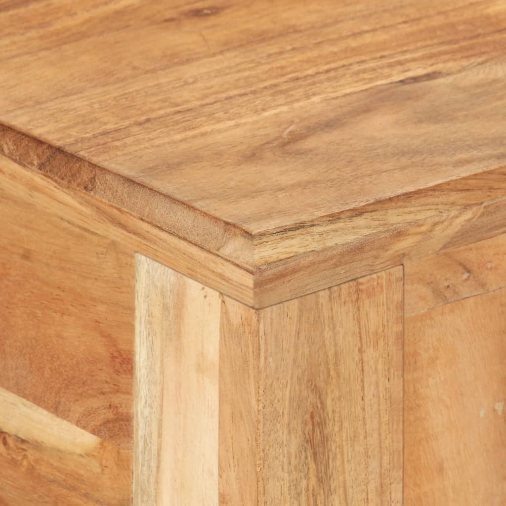 Solid Reclaimed Wood Desk 110x50x75 cm - Eco-Friendly Design