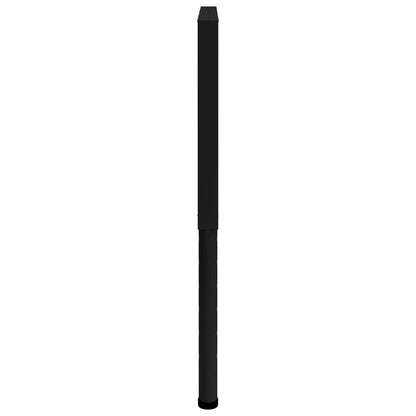 Adjustable Metal Workbench Frames, 2pc Black, 85x(69-95.5)cm