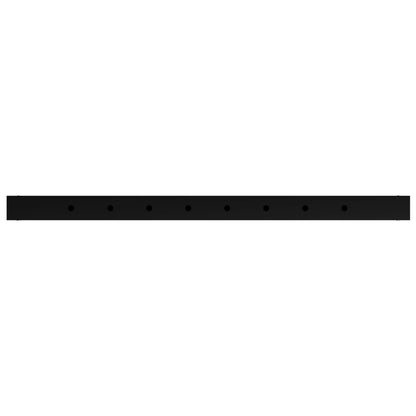 Adjustable Metal Workbench Frames, 2pc Black, 85x(69-95.5)cm