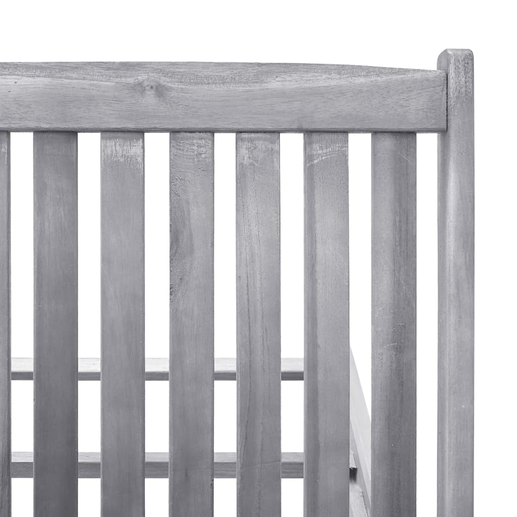 Premium Sun Lounger in Solid Acacia Wood - Natural Finish