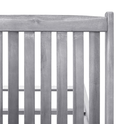 Premium Sun Lounger in Solid Acacia Wood - Natural Finish