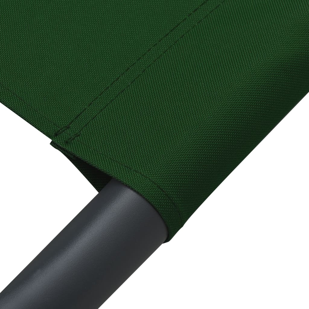 Green Outdoor Lounge Bed with Canopy - Stylish and Comfortable