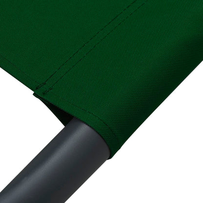 Green Outdoor Lounge Bed with Canopy - Stylish and Comfortable