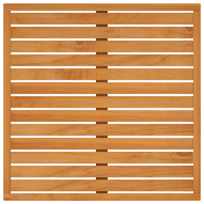 Solid Acacia Wood Garden Table - 68.5x68.5x24 cm Outdoor Elegance