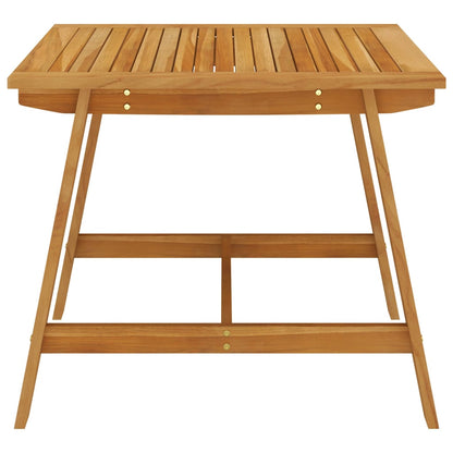 Garden Dining Table 88x88x74 cm Solid Acacia Wood
