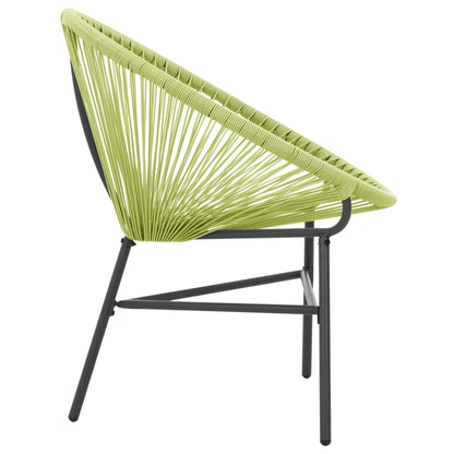 Green Poly Rattan Garden Acapulco Chair - Stylish & Durable Seating