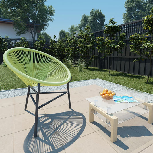Green Poly Rattan Garden Acapulco Chair - Stylish & Durable Seating