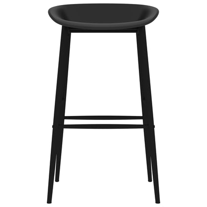 5 Piece Bar Set White and Black