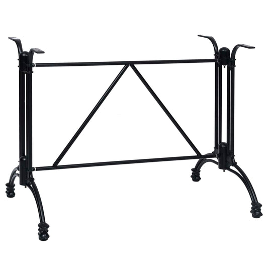 Black Cast Aluminium Bistro Table Leg 93x60x72 cm