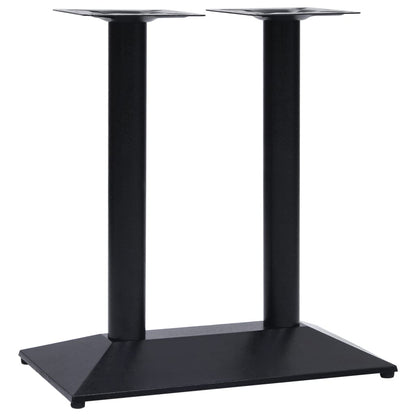 Black Cast Iron Bistro Table Leg, 70x40x72 cm