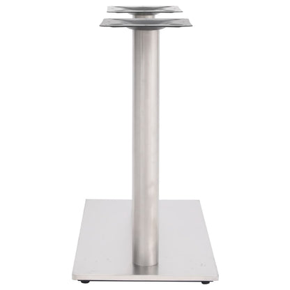 Silver Stainless Steel Bistro Table Leg 70x40x72 cm