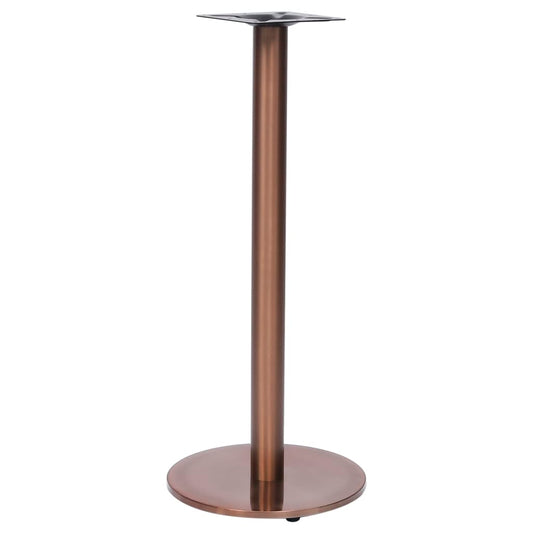 Gold Stainless Steel Bistro Table Leg Ø45x107 cm