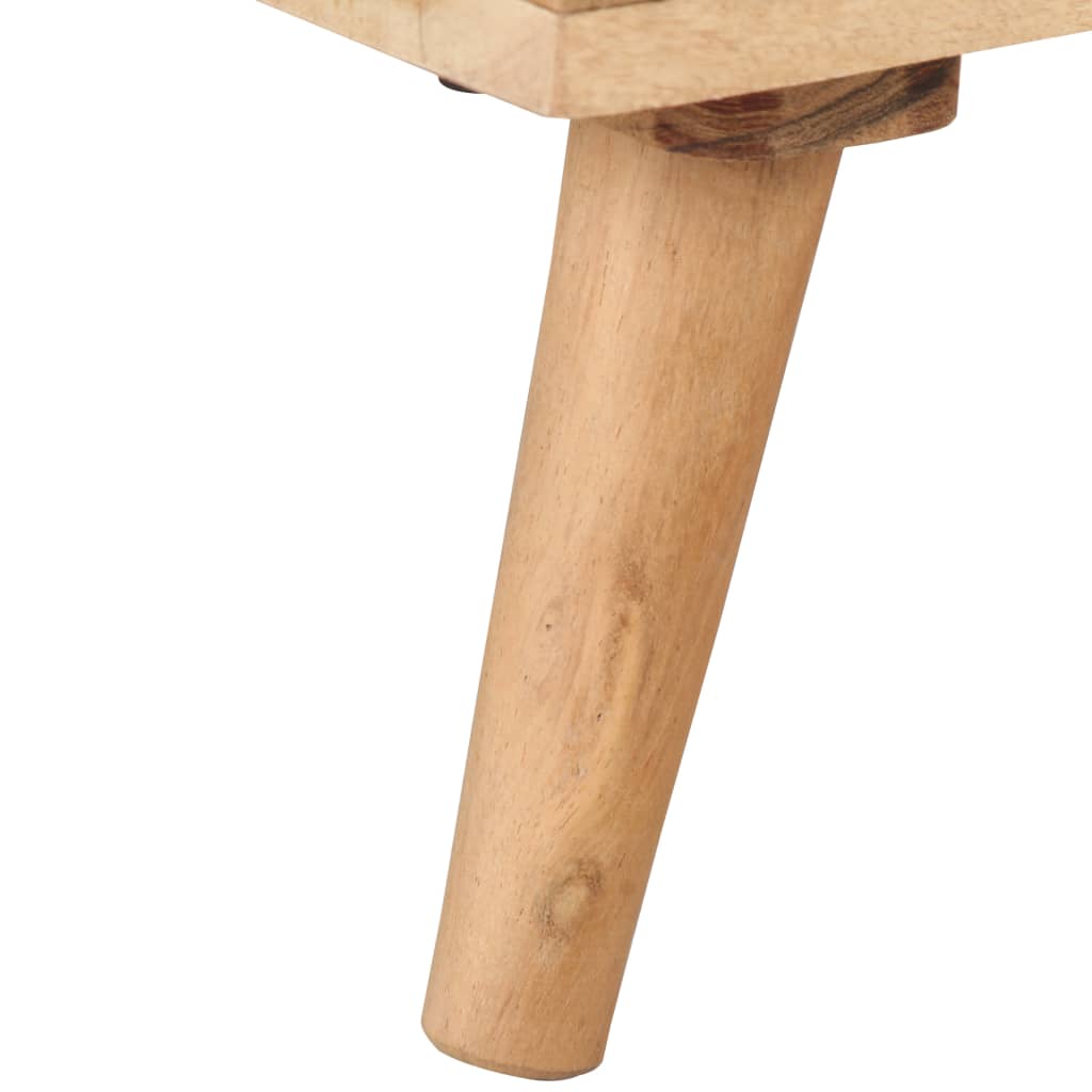 Solid Acacia Wood Bedside Cabinet 40x30x50 cm - Elegant Design