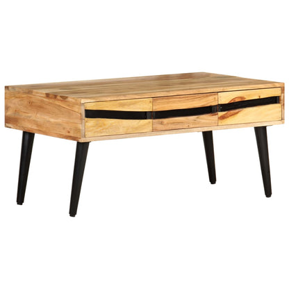Coffee Table 88x50x42 cm Solid Acacia Wood