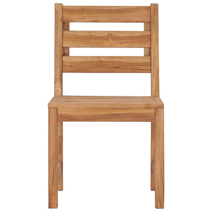 Solid Teak Wood Garden Chairs Set of 2 - Durable & Stylish