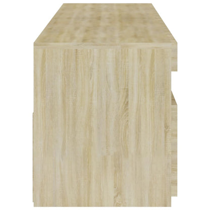 TV Cabinets 2 pcs with LED Lights Sonoma Oak 75x35x40 cm