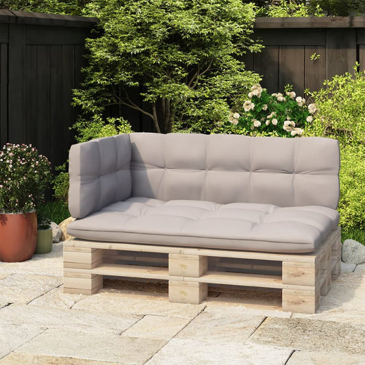 Black Iron Backrest for Pallet Sofa - 110 cm Comfort and Style