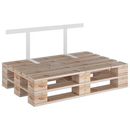 White Iron Backrest for Pallet Sofa - 110 cm Comfort & Style