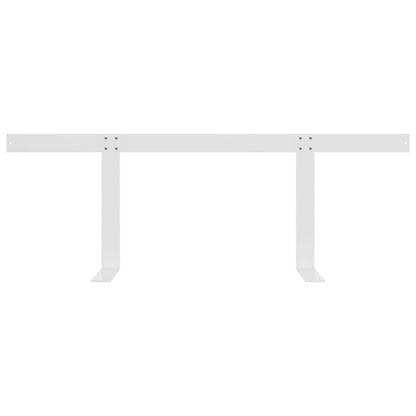 White Iron Backrest for Pallet Sofa - 110 cm Comfort & Style