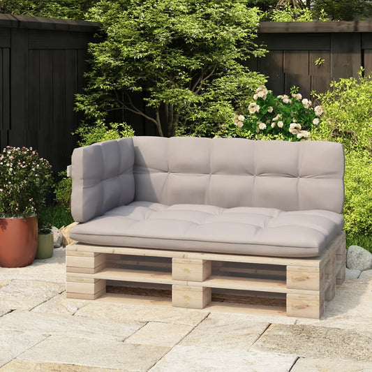 White Iron Backrest for Pallet Sofa - 110 cm Comfort & Style