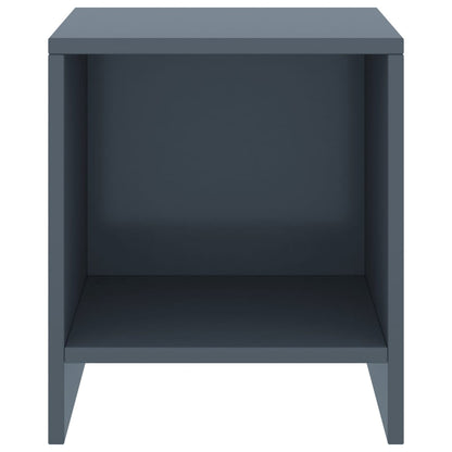 Solid Pinewood Bedside Cabinets 2pcs, Light Grey, 35x30x40 cm