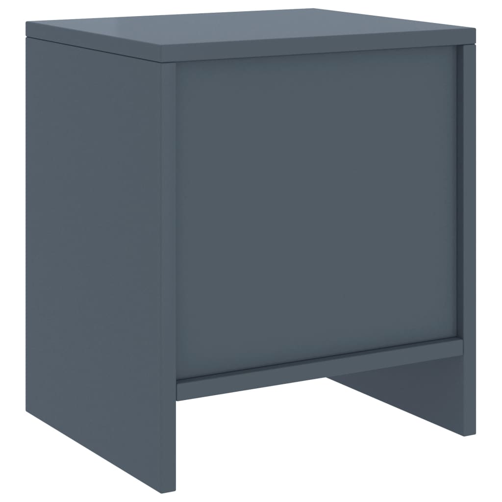 Solid Pinewood Bedside Cabinets 2pcs, Light Grey, 35x30x40 cm