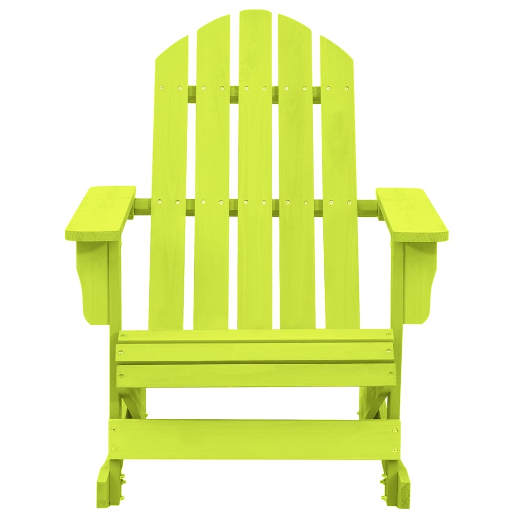 Green Fir Wood Garden Adirondack Rocking Chair - Relax in Style