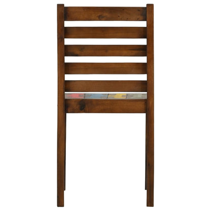 Dining Chairs 4 pcs Solid Reclaimed Wood