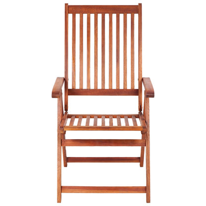 4 Pcs Solid Acacia Wood Folding Garden Chairs - Durable & Stylish