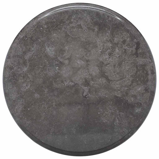 Elegant Ø40cm Black Marble Table Top - 2.5cm Thickness