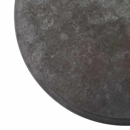 Elegant Ø40cm Black Marble Table Top - 2.5cm Thickness