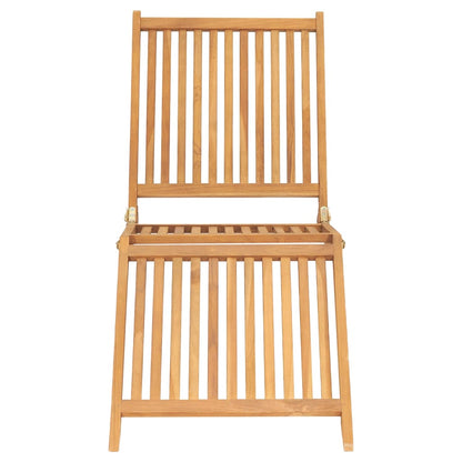 Solid Teak Wood Sun Lounger - Durable & Stylish Outdoor Relaxation
