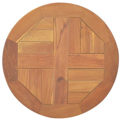 Elegant Round Teak Wood Table Top - 2.5cm Thick & 40cm Diameter