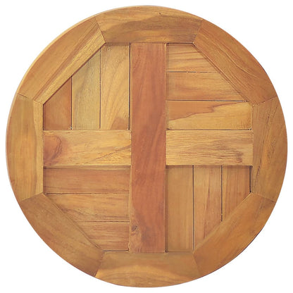 Elegant Round Teak Wood Table Top - 2.5cm Thick & 40cm Diameter