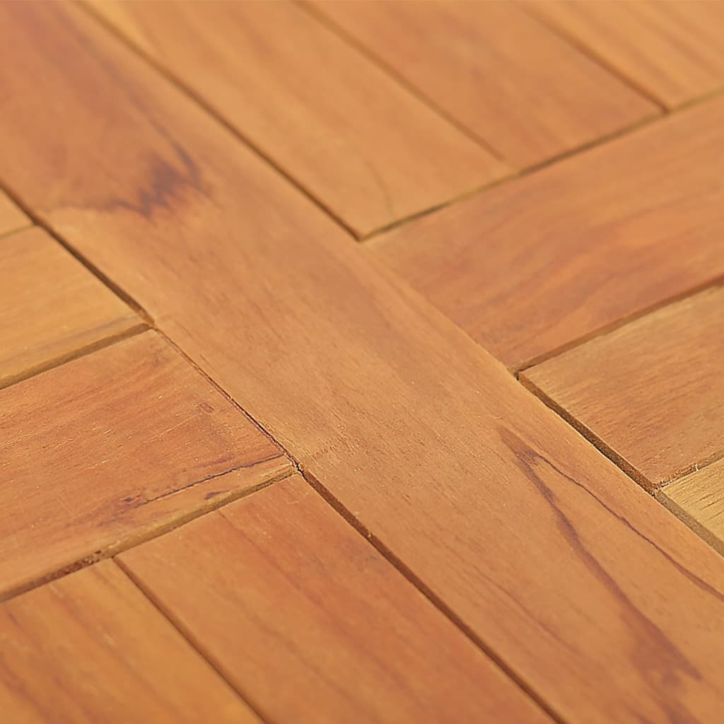 Elegant Round Teak Wood Table Top - 2.5cm Thick & 40cm Diameter