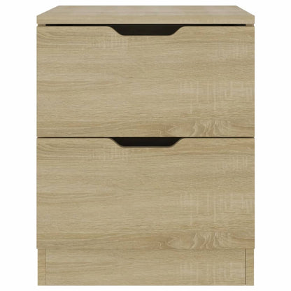 Sonoma Oak Bedside Cabinets 2 pcs, 40x40x50 cm, Engineered Wood