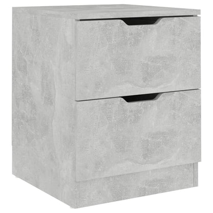 Concrete Grey Bedside Cabinet, 40x40x50 cm, Engineered Wood