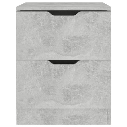 Concrete Grey Bedside Cabinet, 40x40x50 cm, Engineered Wood