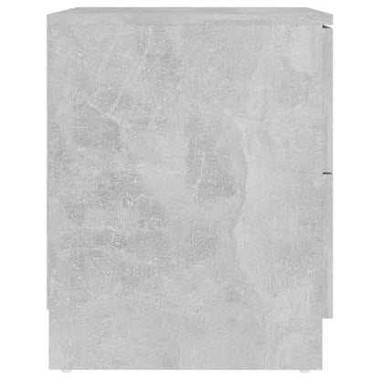Concrete Grey Bedside Cabinet, 40x40x50 cm, Engineered Wood