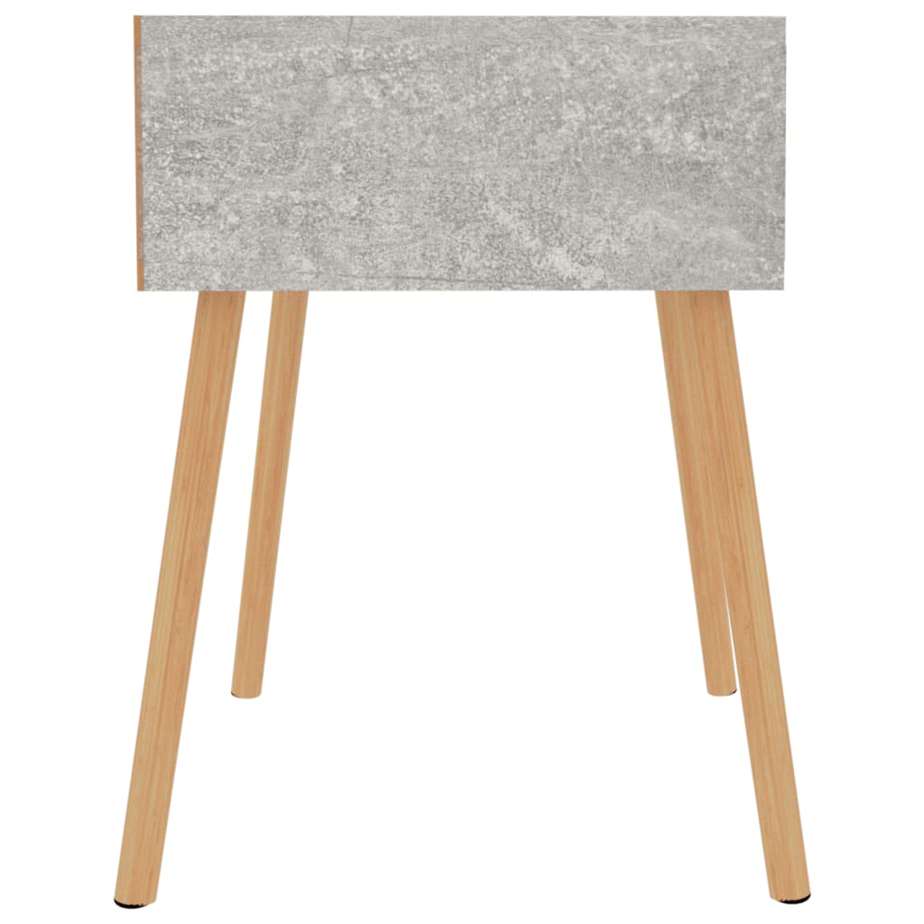 Concrete Grey Bedside Cabinet, 40x40x56 cm, Engineered Wood