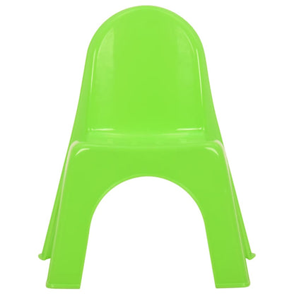 Kids' White PP Table & Chair Set – Durable & Fun Playroom Furniture
